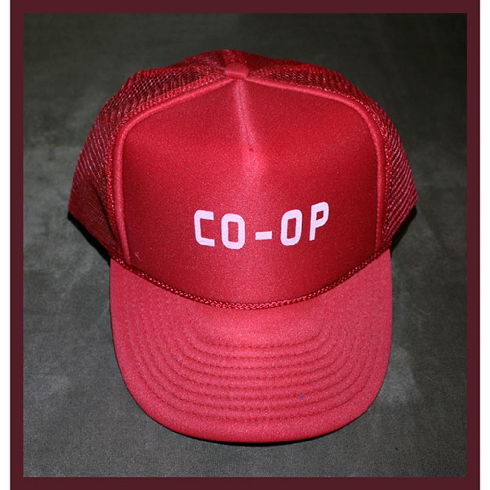 vintage 1990's Co-op snapback red ballcap / hat - Nissan